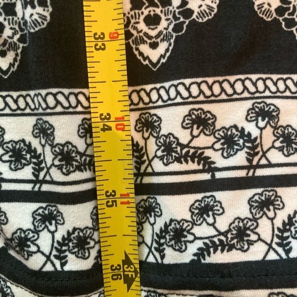 5th & Love Black White Boho Maxi Dress Size Small - Picture 6 of 6